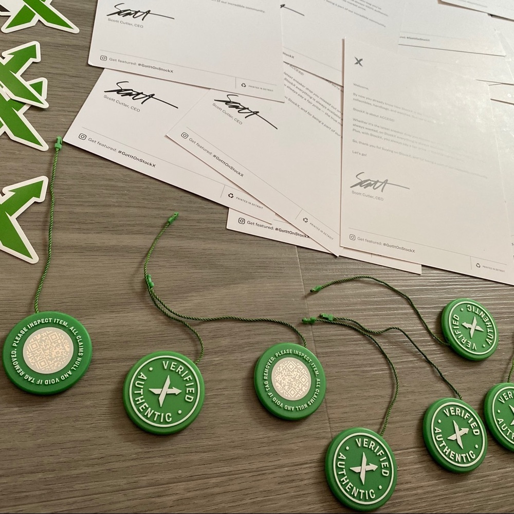 3-pack Authentic Uncut StockX Tag, Sticker, Card - Picture 7 of 11